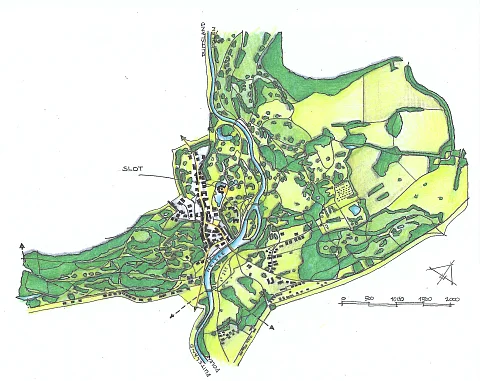 Kaart Bad Muskau