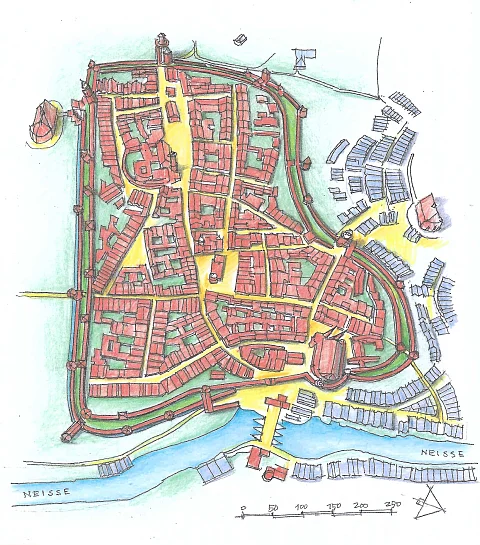 Plattegrond Görlitz